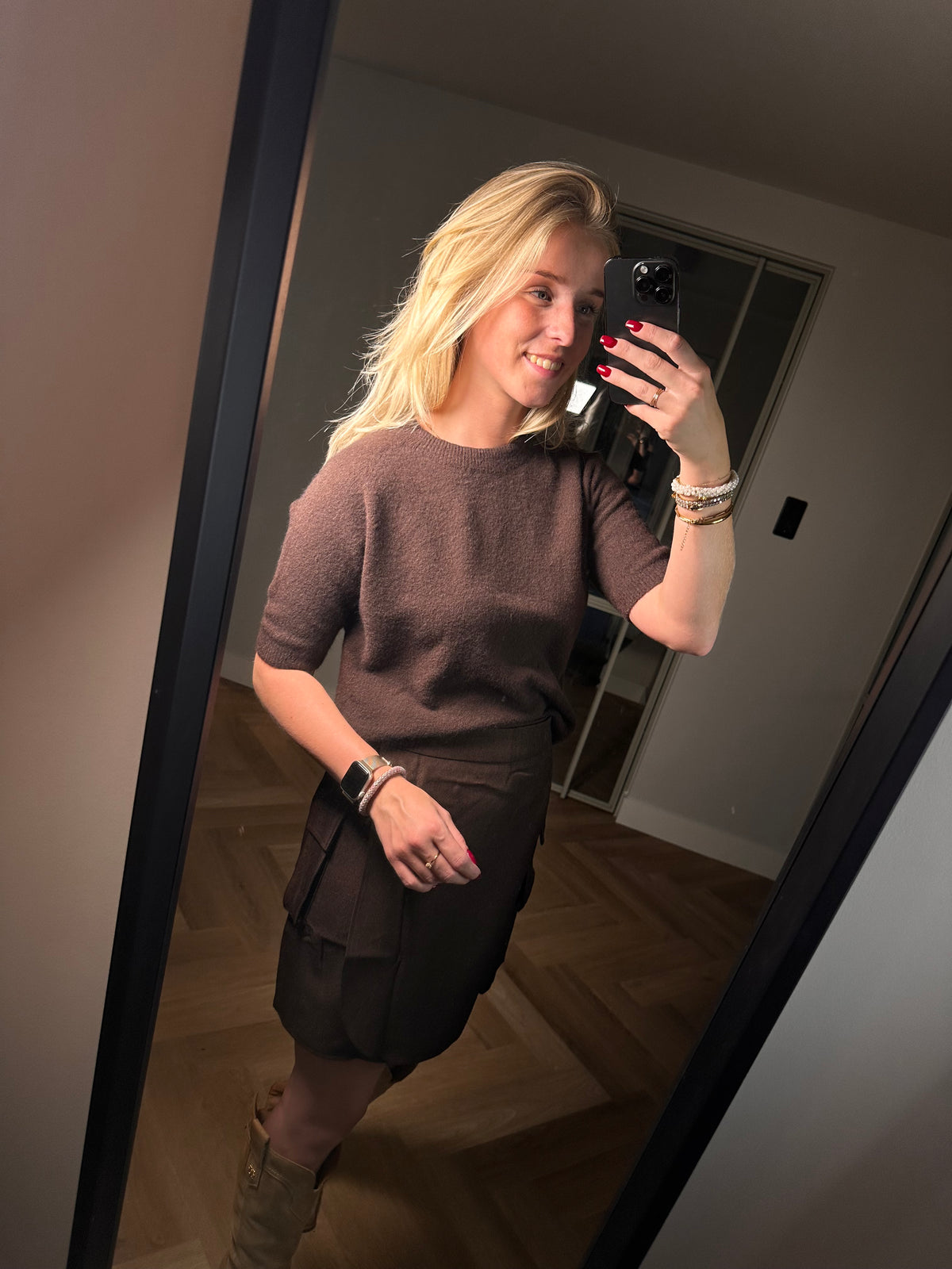 Studio Jolie Trui Inie Bruin