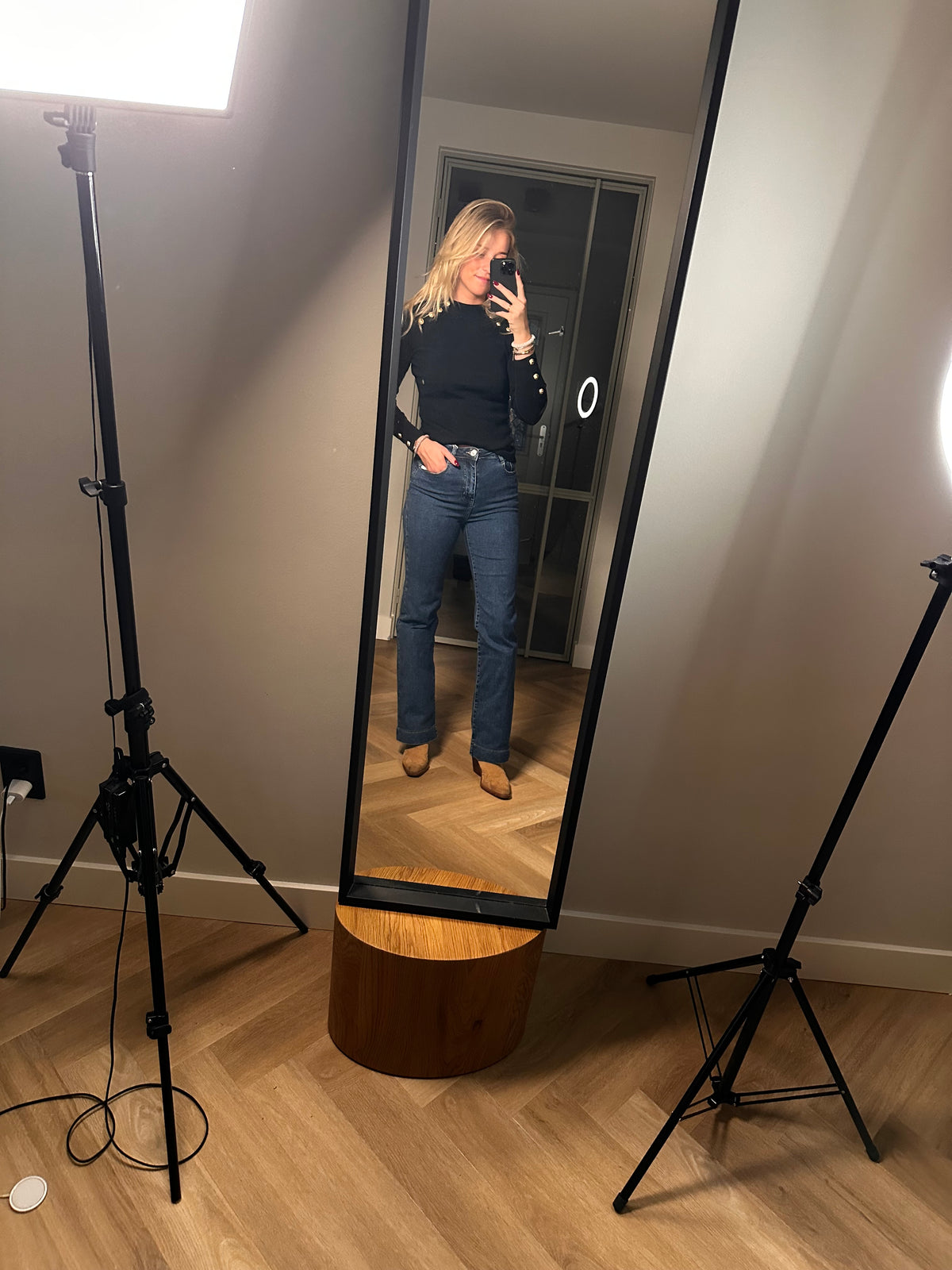 Studio Jolie Broek anne Dark denim