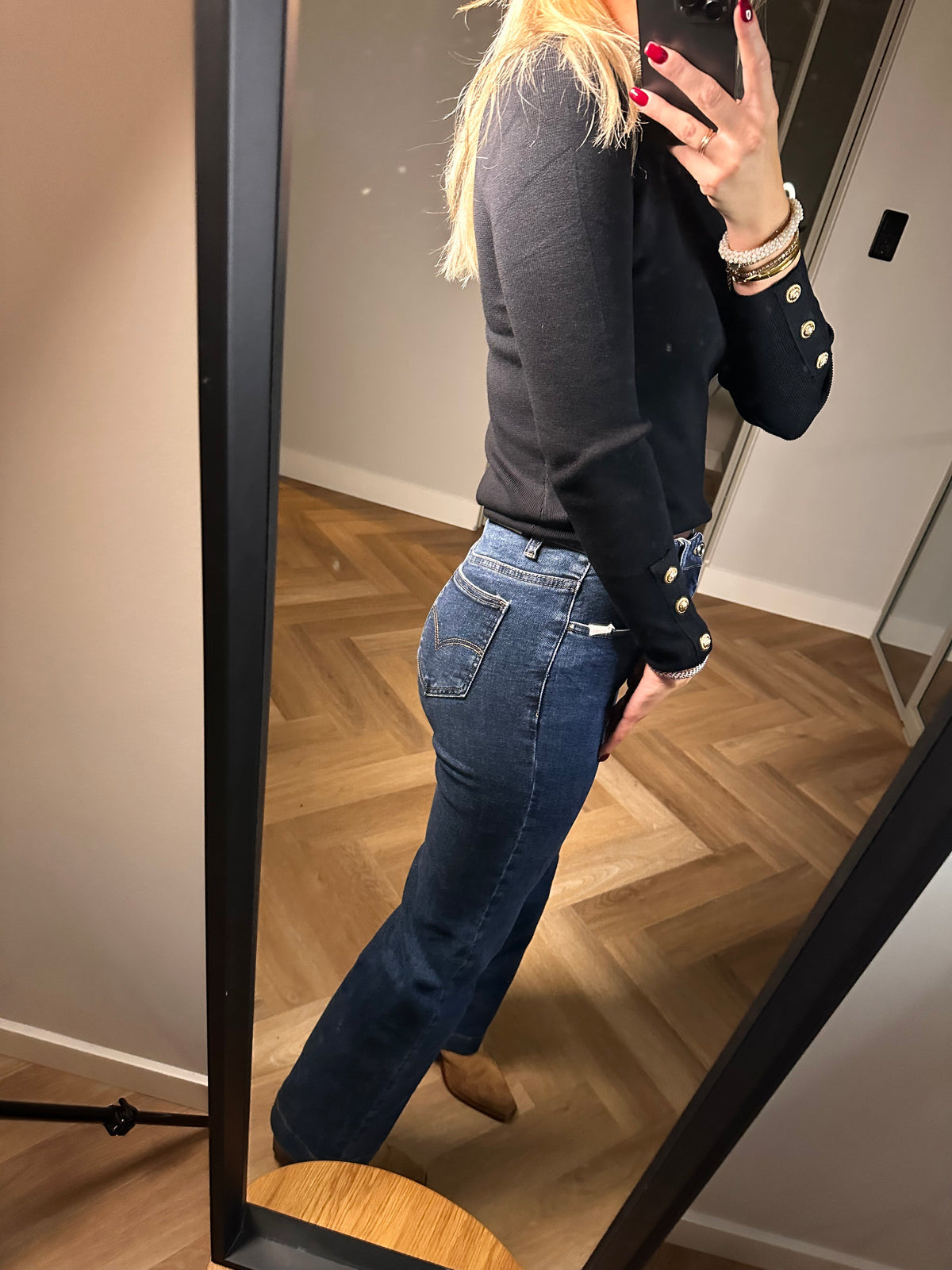 Studio Jolie Broek anne Dark denim