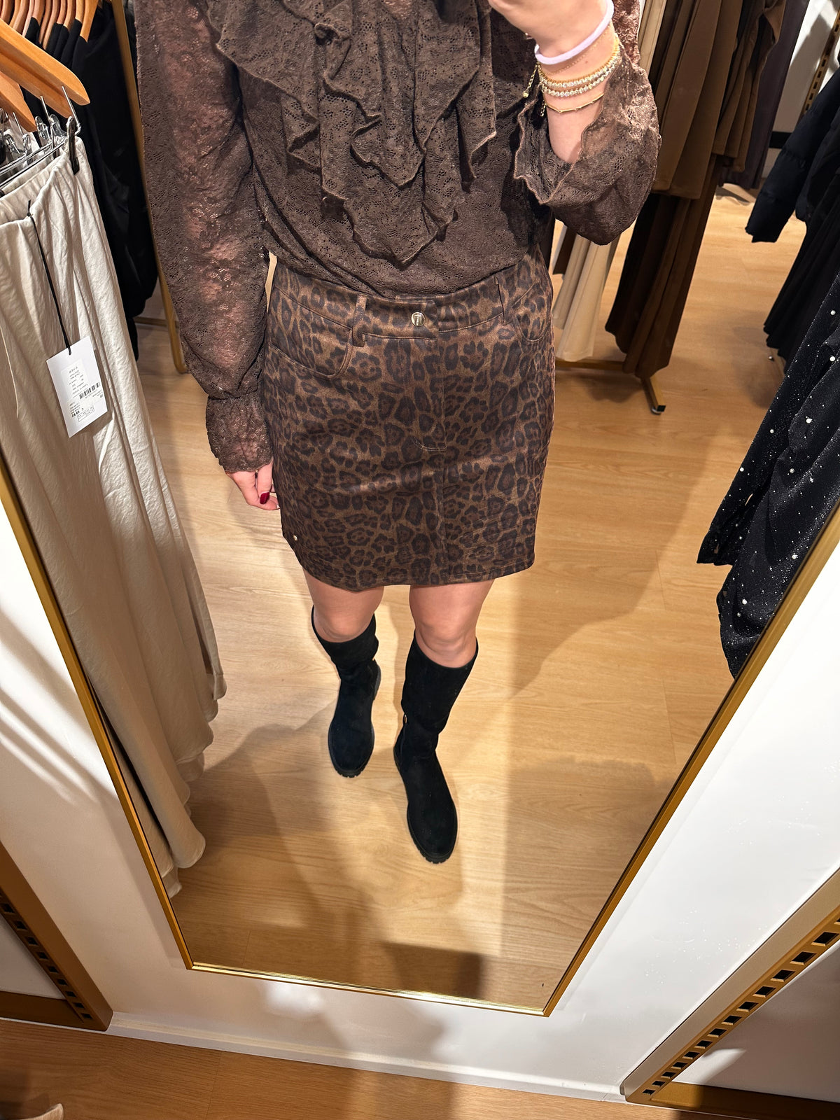 Studio Jolie Skirt Leopard Bruin