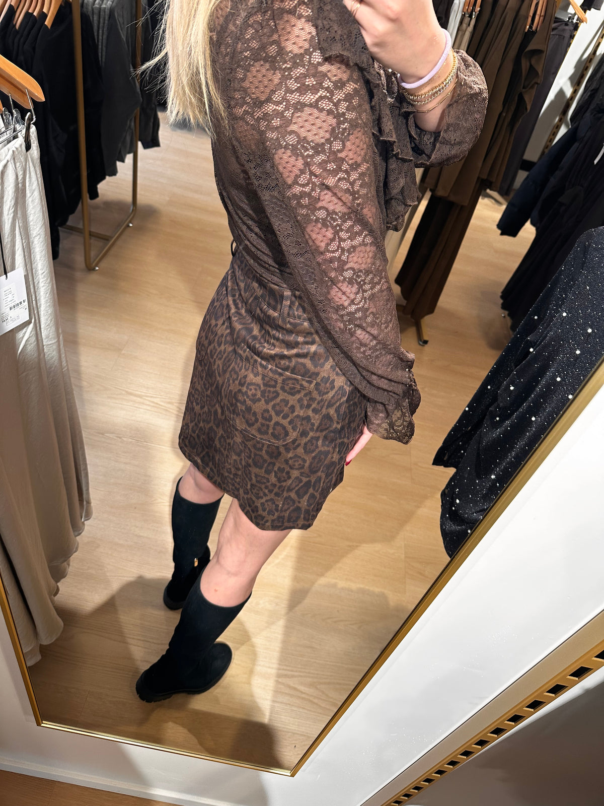 Studio Jolie Skirt Leopard Bruin