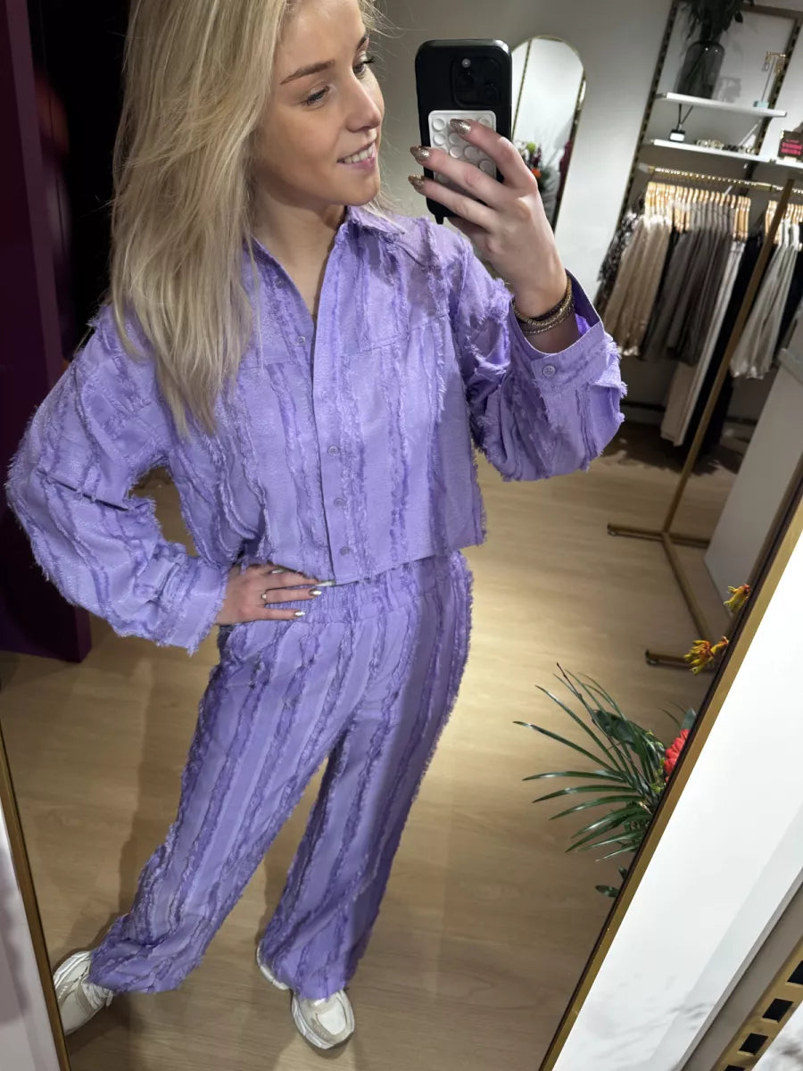 Refined depa Saden Blouse - Lila