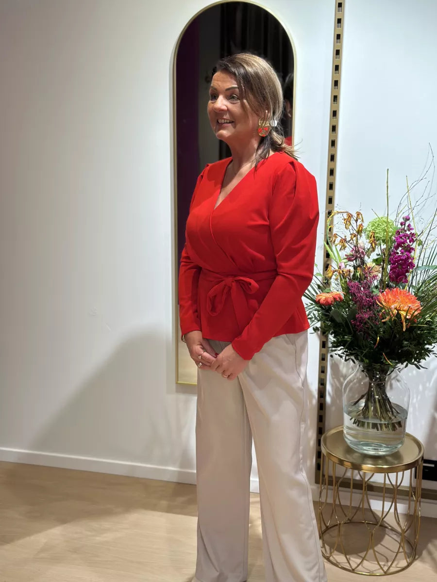 sis point Nasa top - Rood