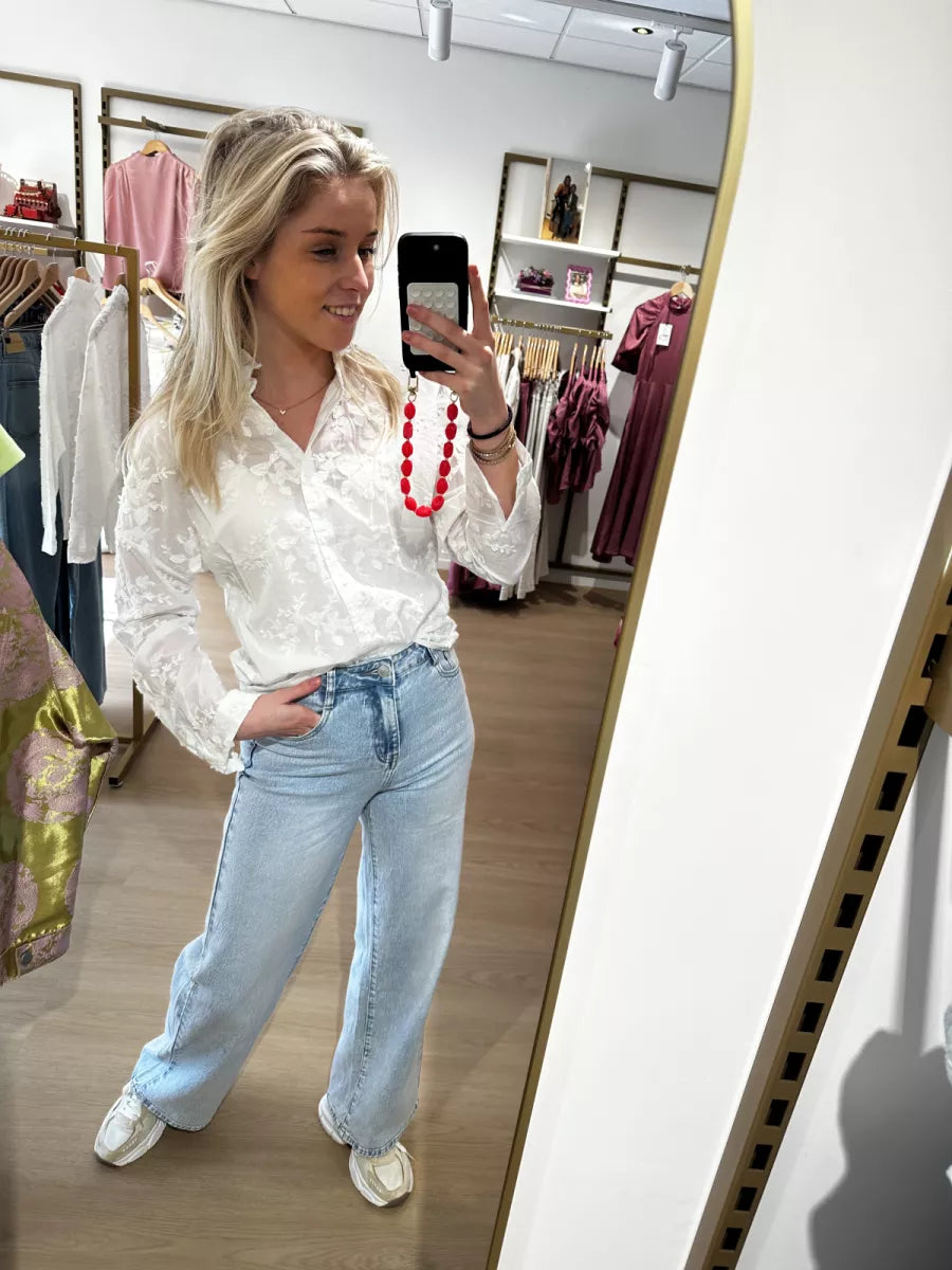 Studio Jolie Blouse brodi - Off white