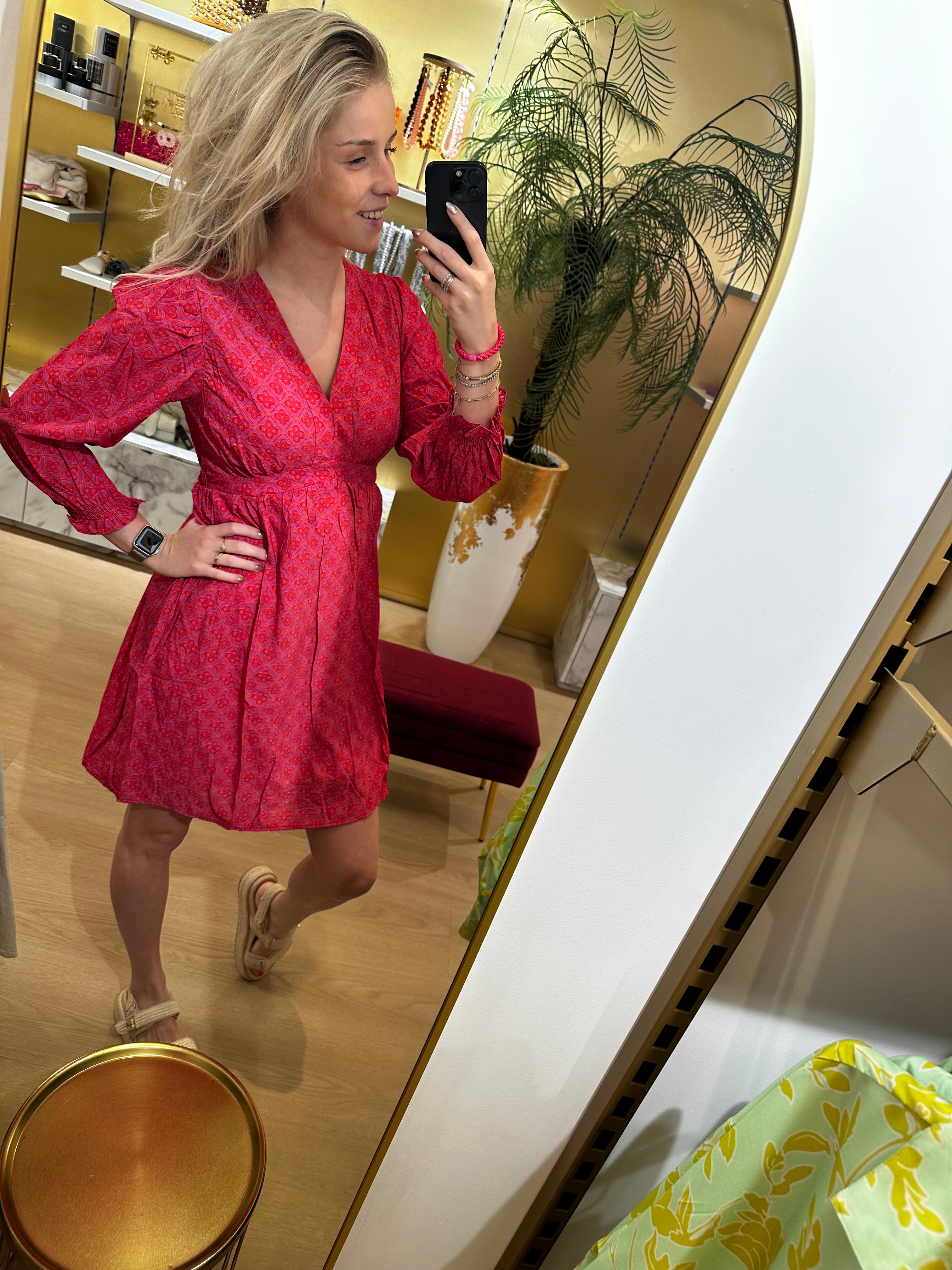 Studio Jolie Jurk boho Rood