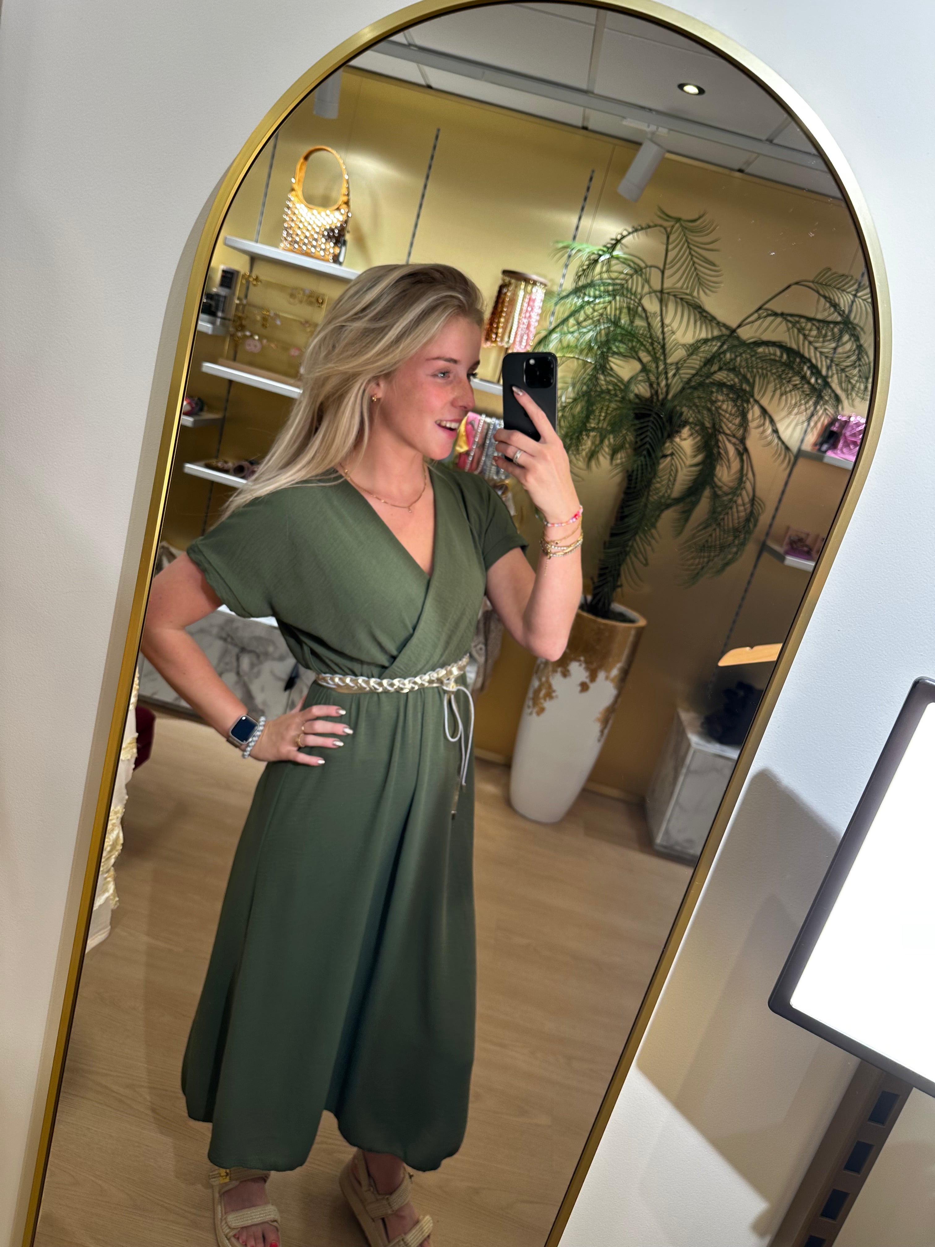 Studio Jolie Jurk Day army green