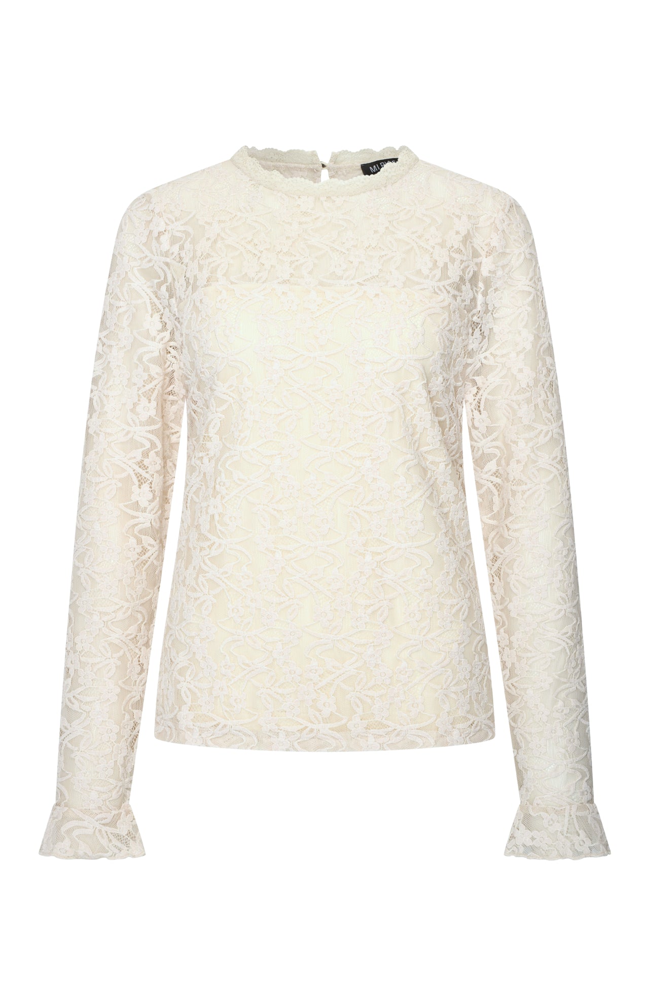 mi piace mi piace Lace top Off white