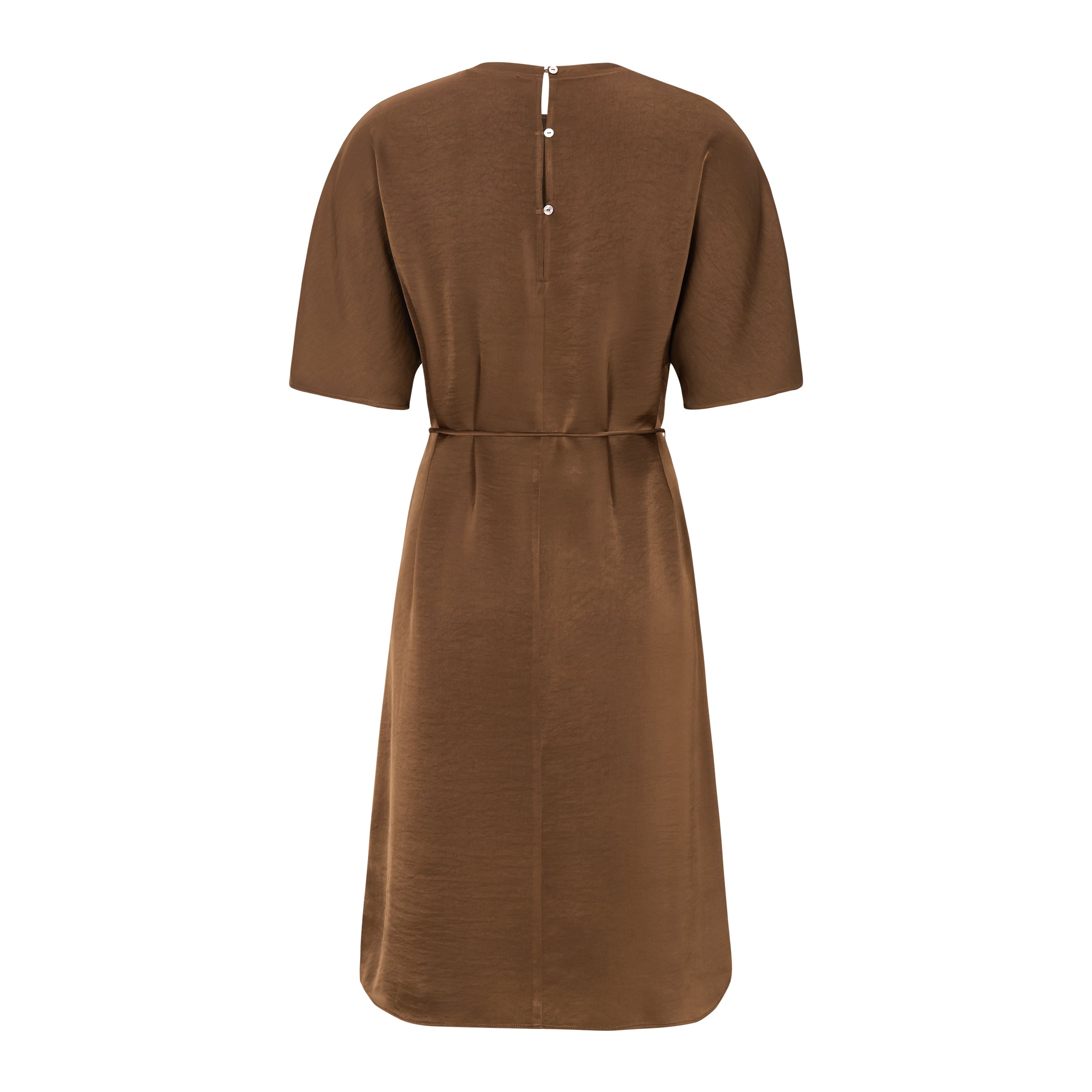 Tooday Tooday Aya silk dress - Bitter chocolat