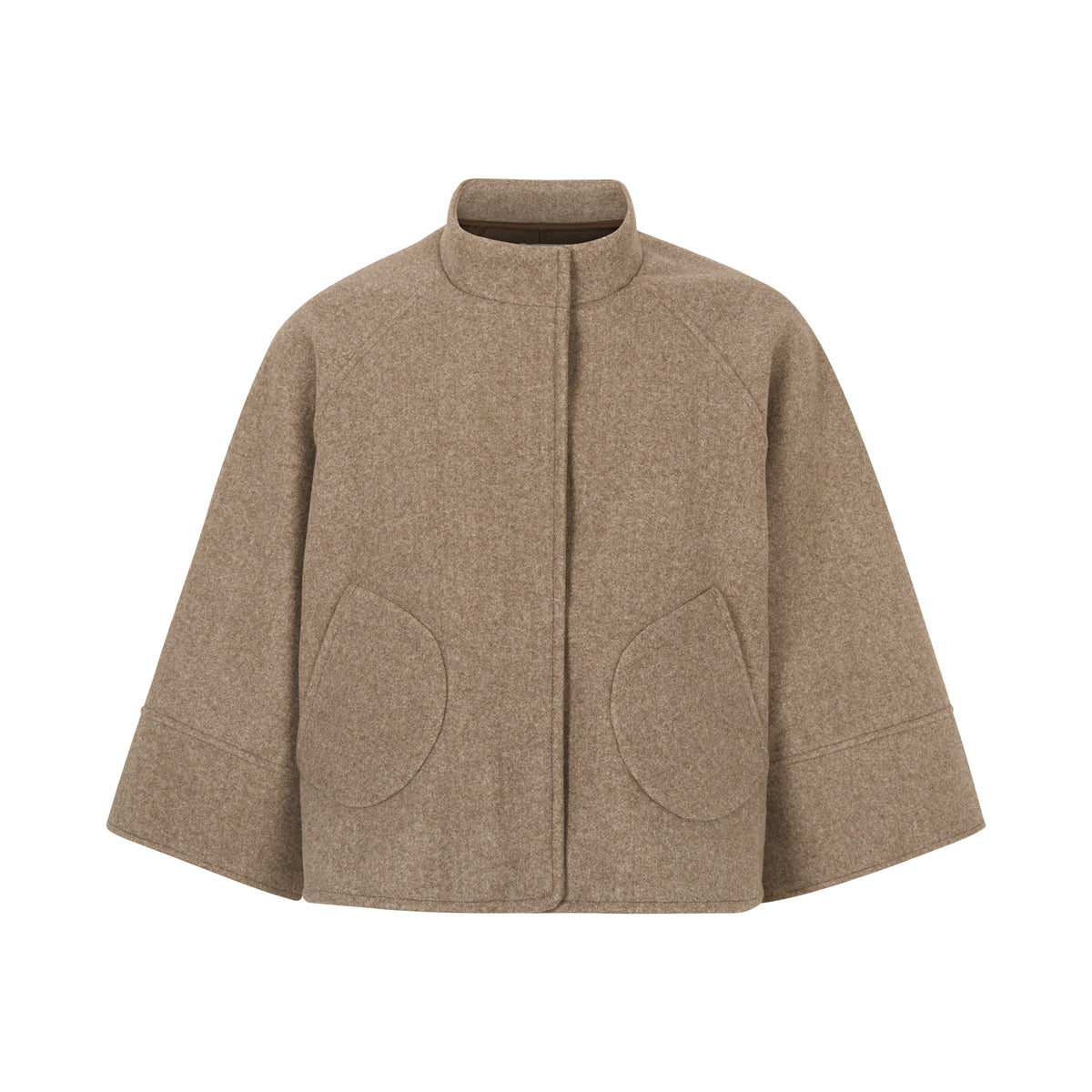 Tooday Dream cape jacket Bruin - Tooday