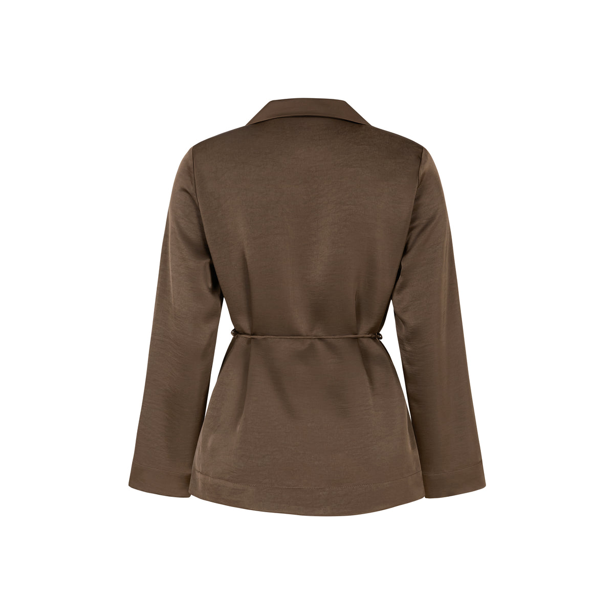Tooday Aya reverse shirt - Dark Brown - Tooday