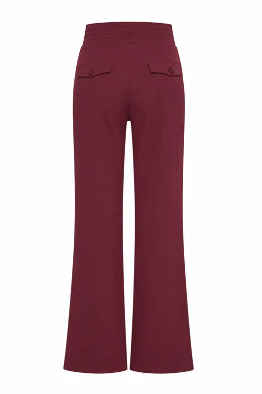 mi piace Broek wijd Burgundy - Mi Piace
