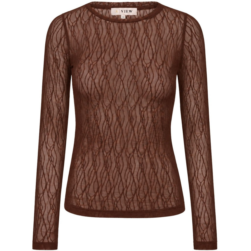 A-View Evalla blouse Bruin - A-view